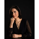 Michael Aram Orchid Cluster Ring with Black & White Diamonds, alternate view