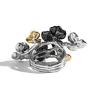 Michael Aram Orchid Cluster Ring with Black & White Diamonds, alternate view