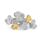 Michael Aram Orchid Cluster Ring with White Diamonds — 7