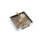 Michael Aram Orchid Cocktail Napkin Holder Commercial Paper Napkin Dispenser, alternate view