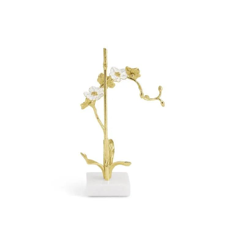 Michael Aram Orchid Decorative Object Sculpture, alternate view