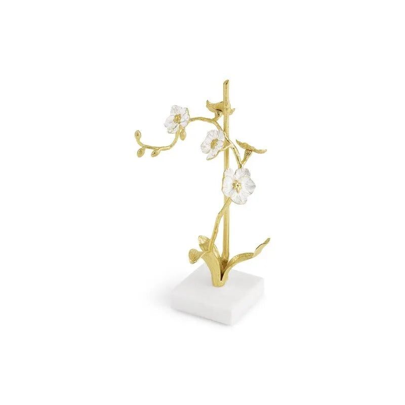 Michael Aram Orchid Decorative Object Sculpture, alternate view