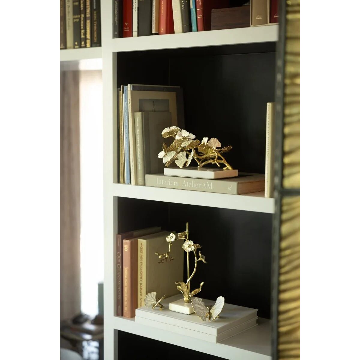 Michael Aram Orchid Decorative Object Sculpture, alternate view