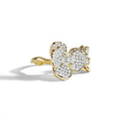 Michael Aram Orchid Double Ring with Diamonds, alternate view