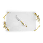 Michael Aram Orchid Large Cheese Board with Knife Cheese Plate, alternate view