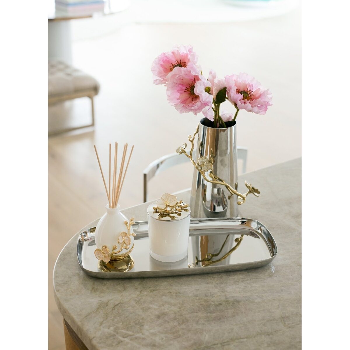 Michael Aram Orchid Scented Reed Diffuser Scented Candle, alternate view