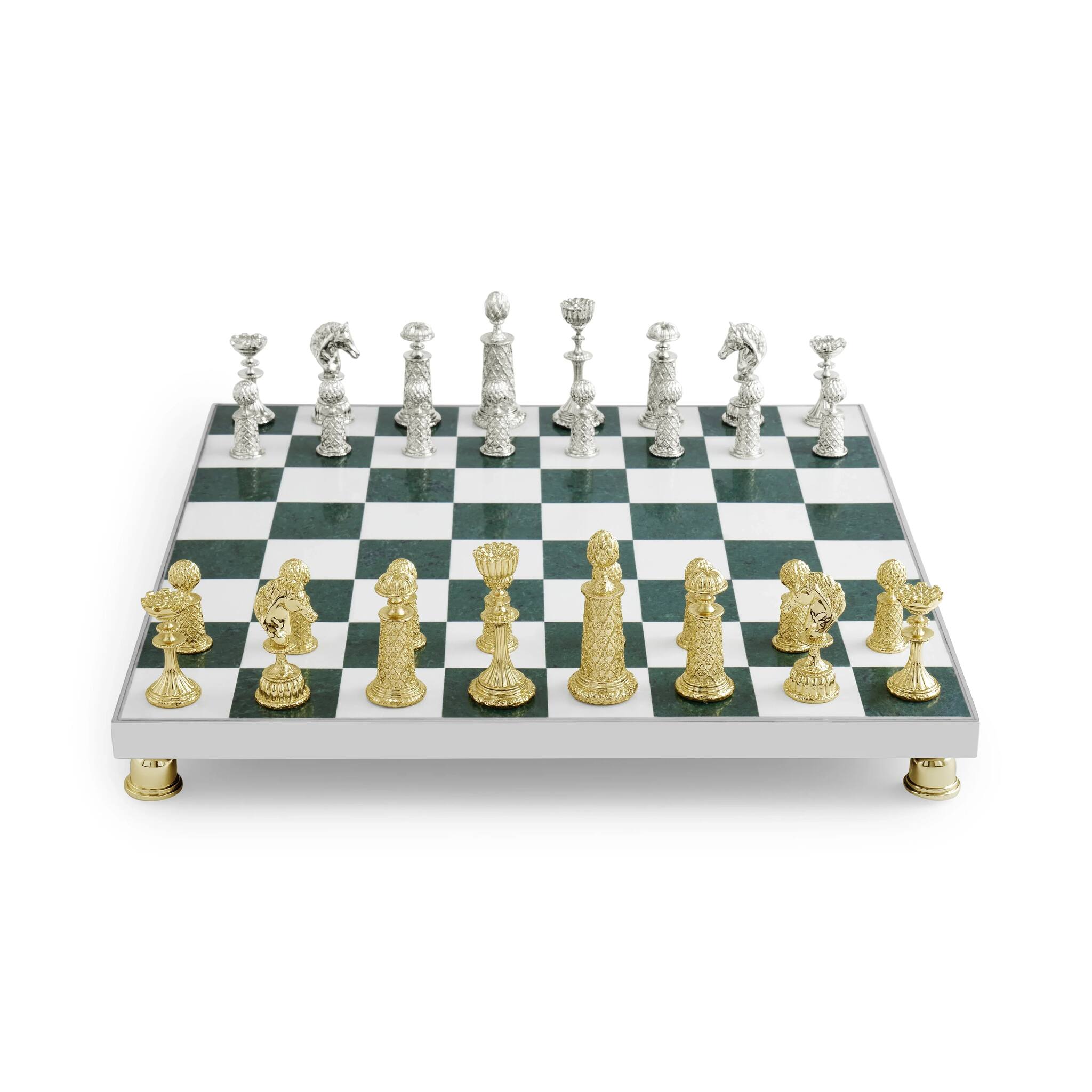 Michael Aram Palace Chess Set Board & Table Game