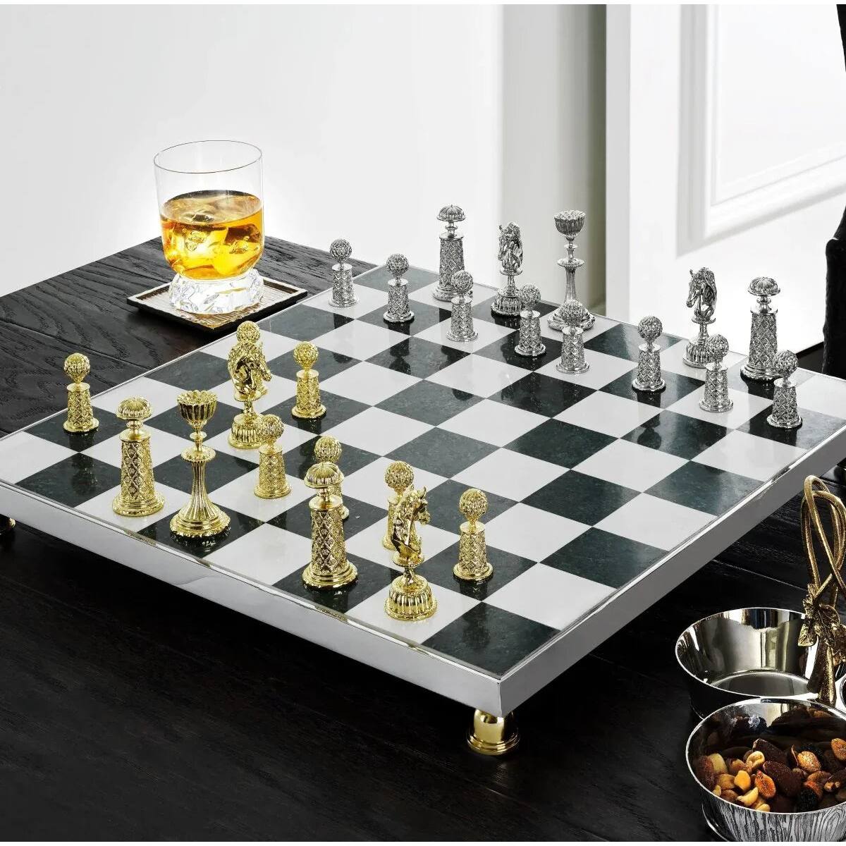 Michael Aram Palace Chess Set Board & Table Game, alternate view