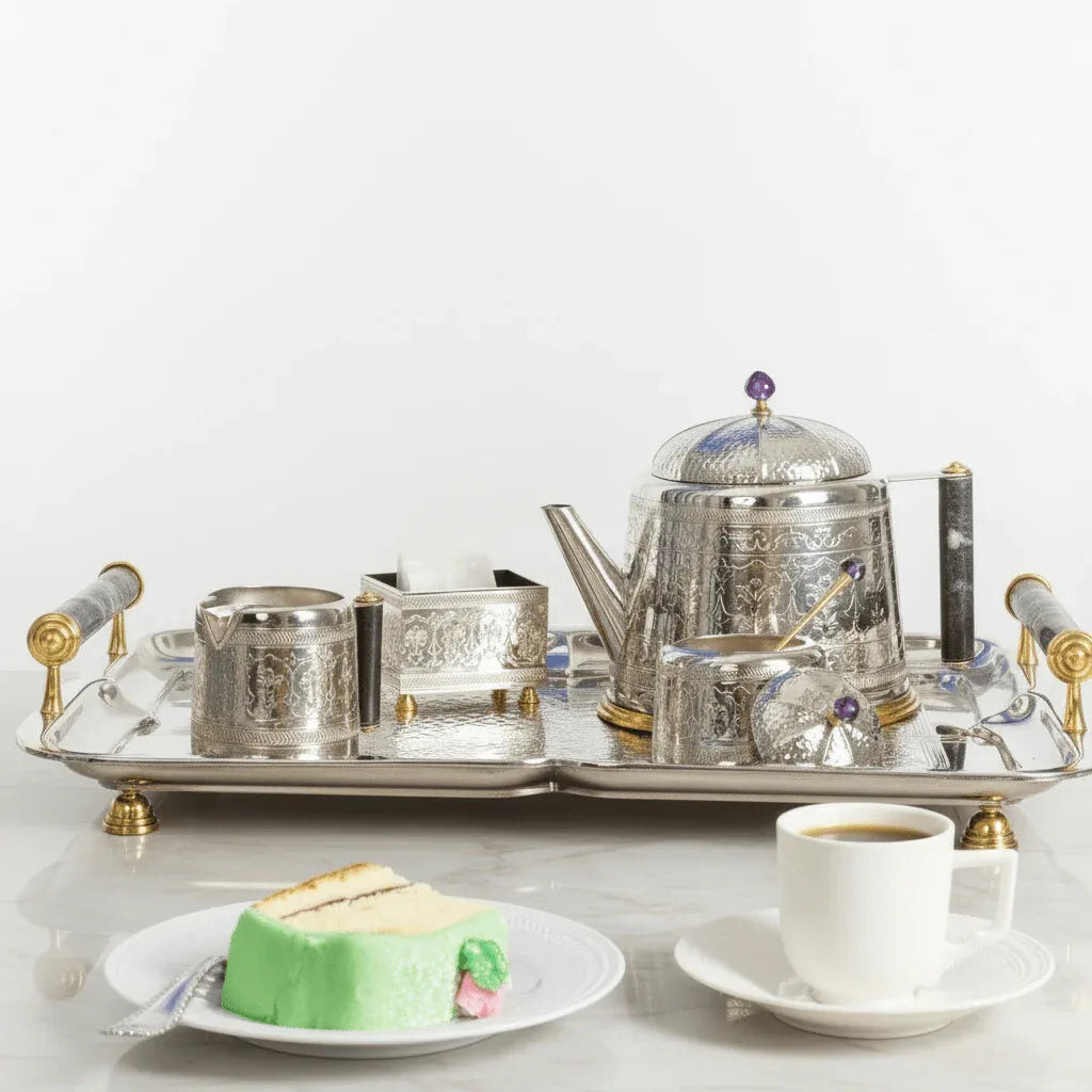 Michael Aram Palace Tea Set Sugar Bowl — Caddy