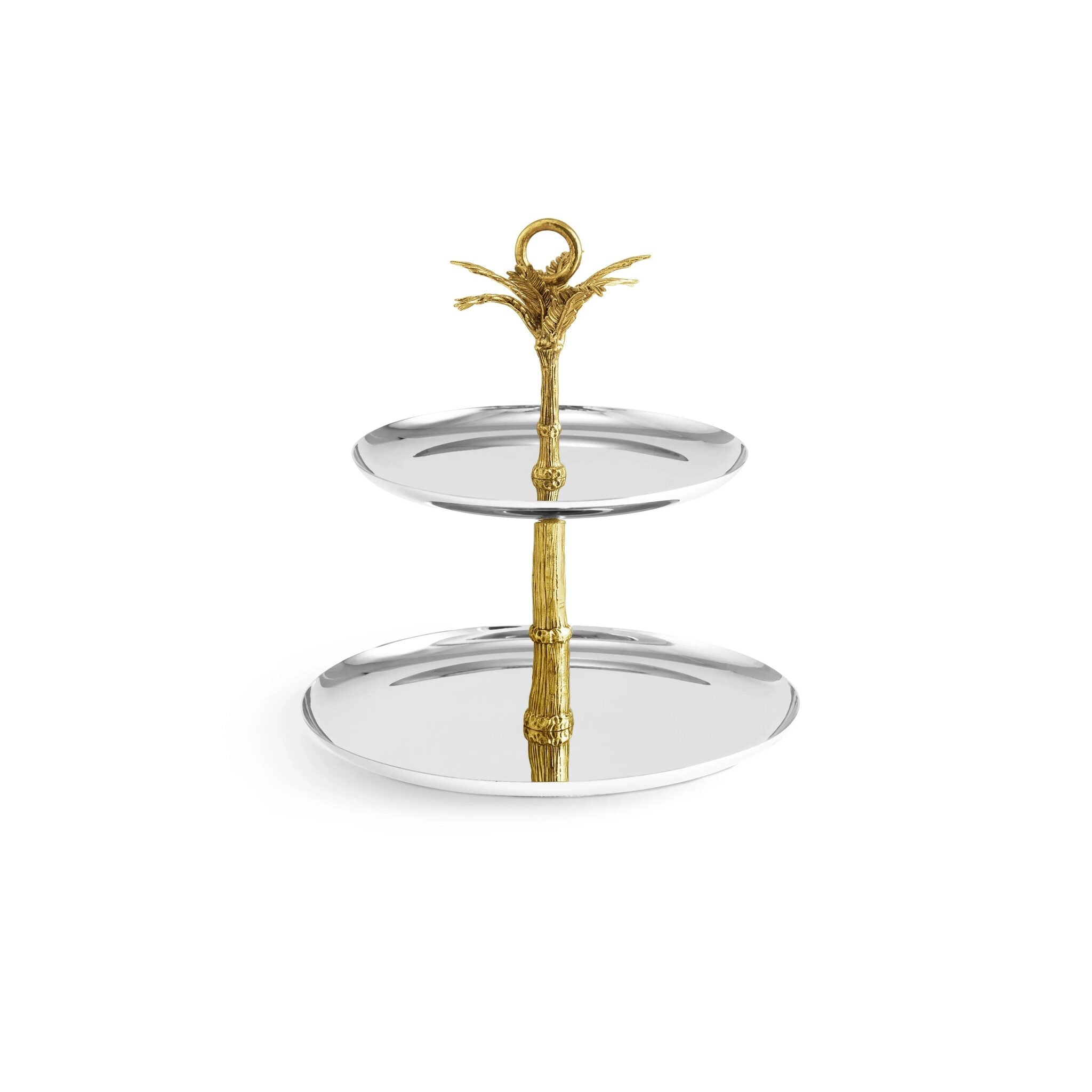 Michael Aram Palm 2-Tier Etagere Cake Stand