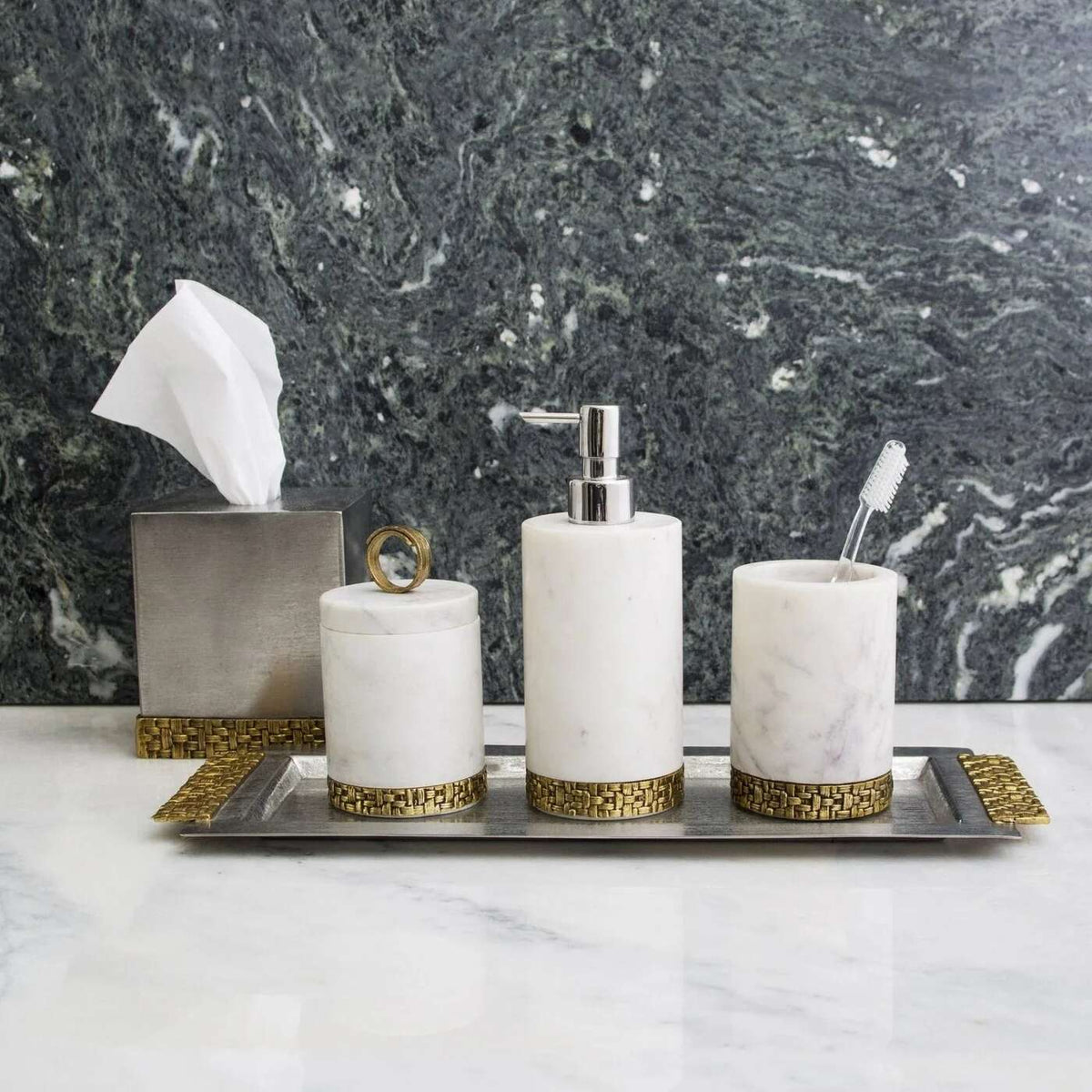 Michael Aram Palm Bath Collection Facial Tissue Holder, alternate view