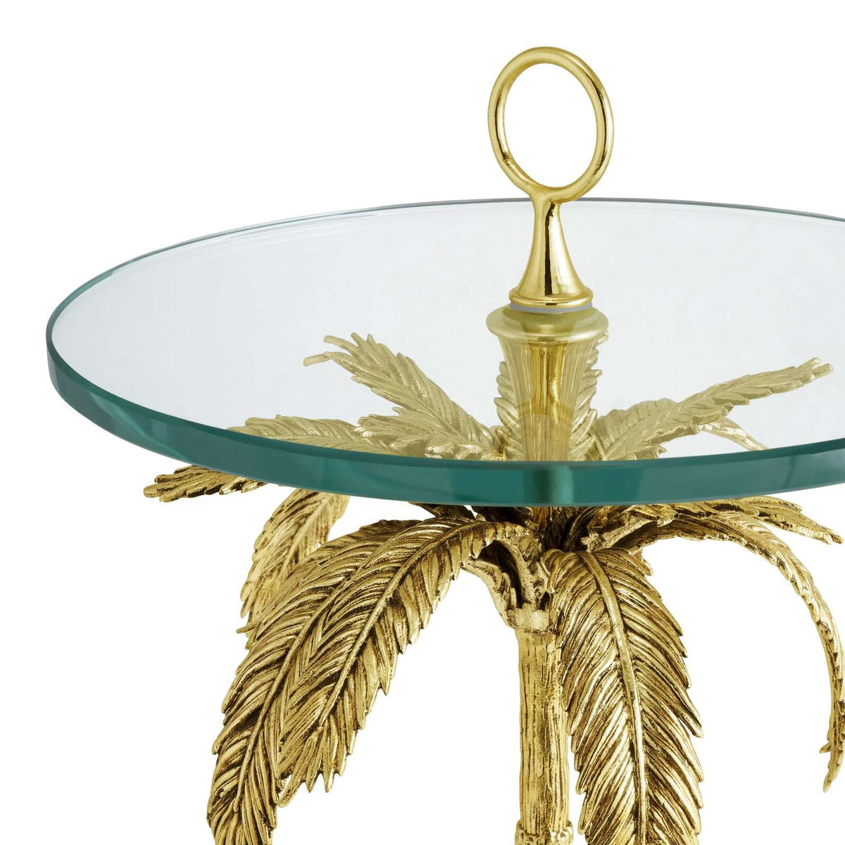Michael Aram Palm Cocktail Table, lifestyle view