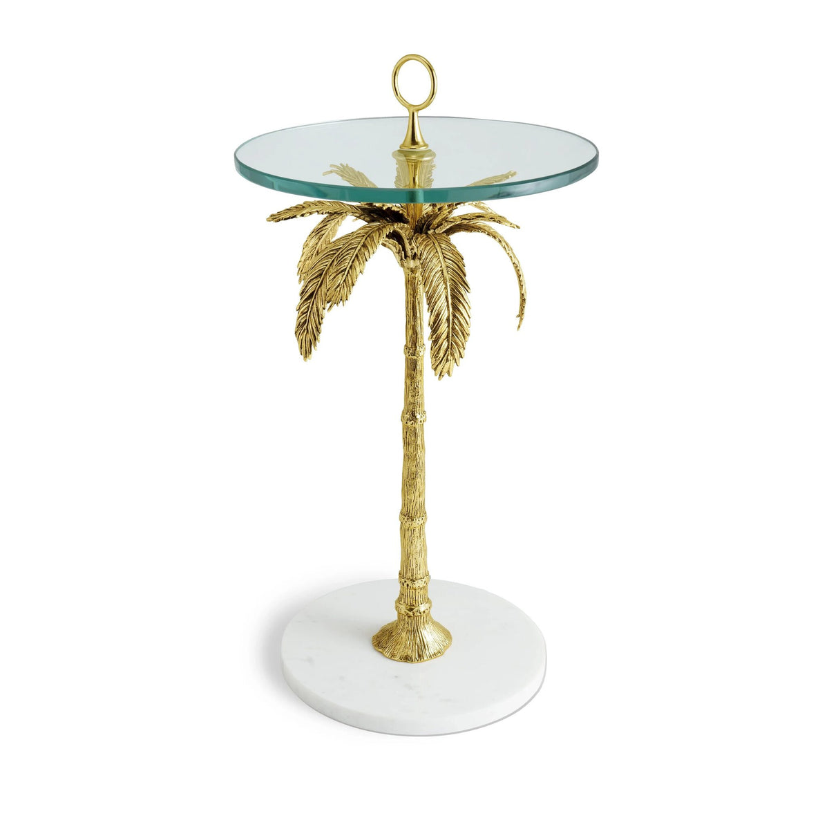 Michael Aram Palm Cocktail Table, lifestyle view