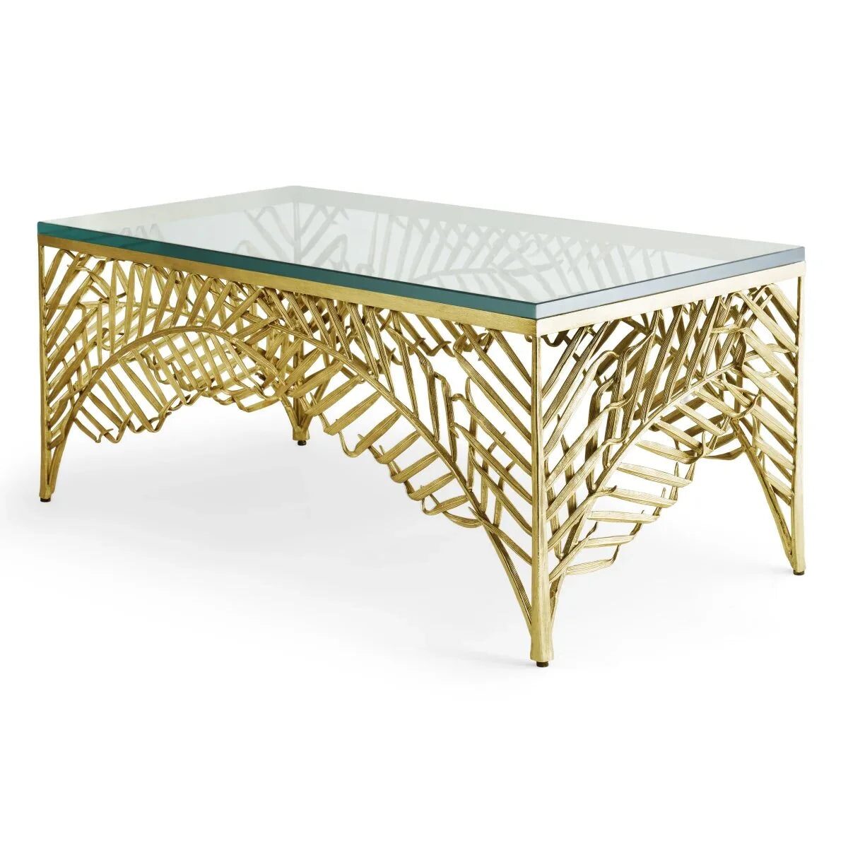 Michael Aram Palm Coffee Table, lifestyle view