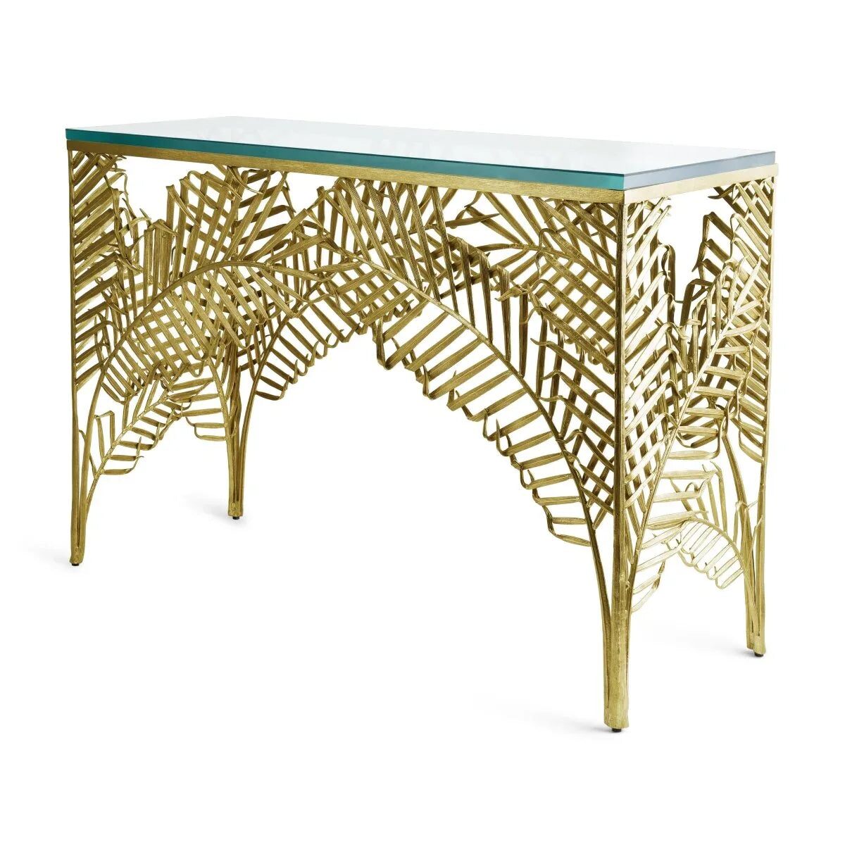 Michael Aram Palm Console Table, lifestyle view