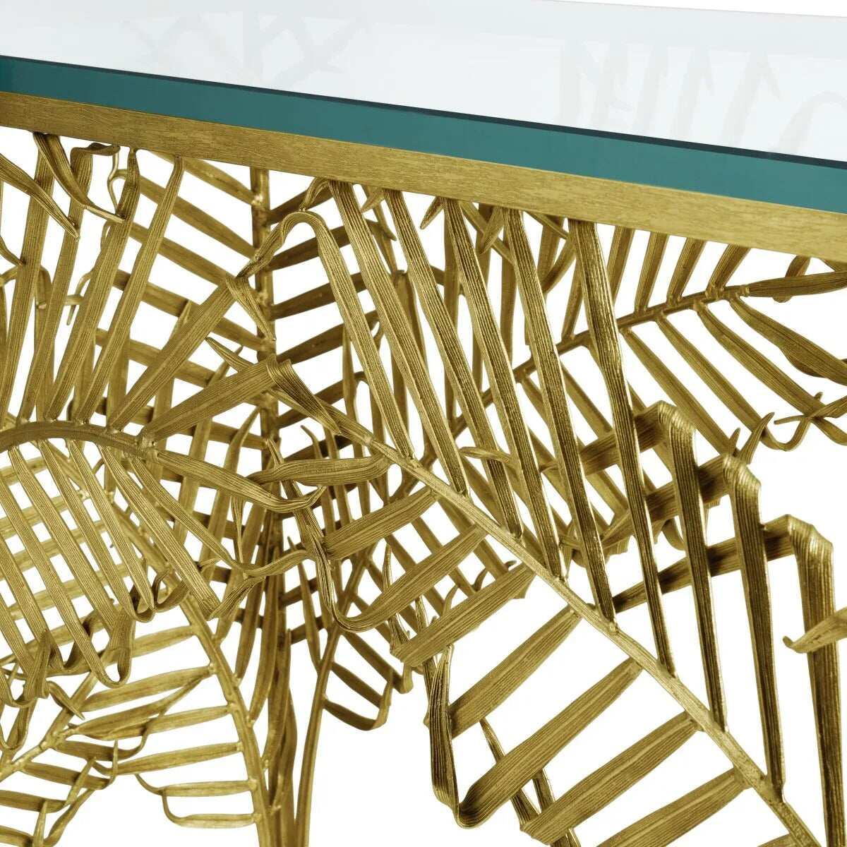 Michael Aram Palm Console Table, lifestyle view