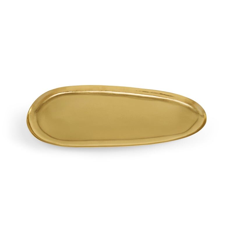 Michael Aram Pebble Gold Long Platter, view 2