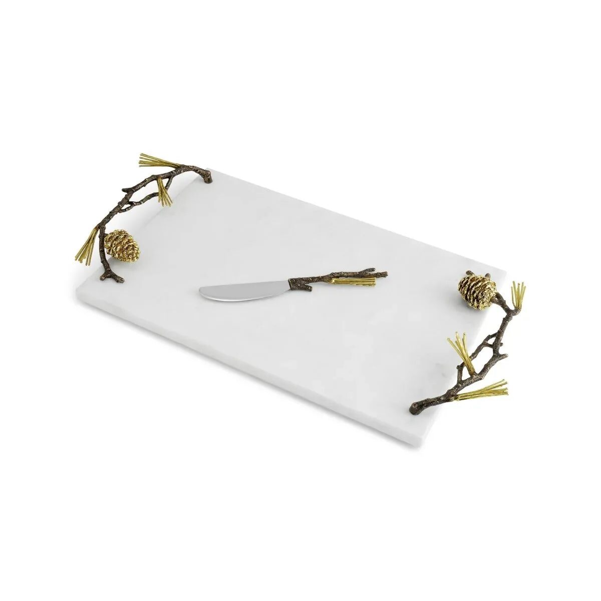Michael Aram Pine Cone Cheese Board with Knife Cheese Plate, alternate view