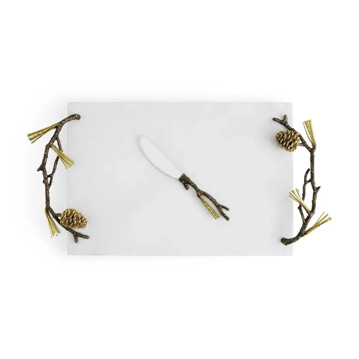 Michael Aram Pine Cone Cheese Board with Knife Cheese Plate, alternate view