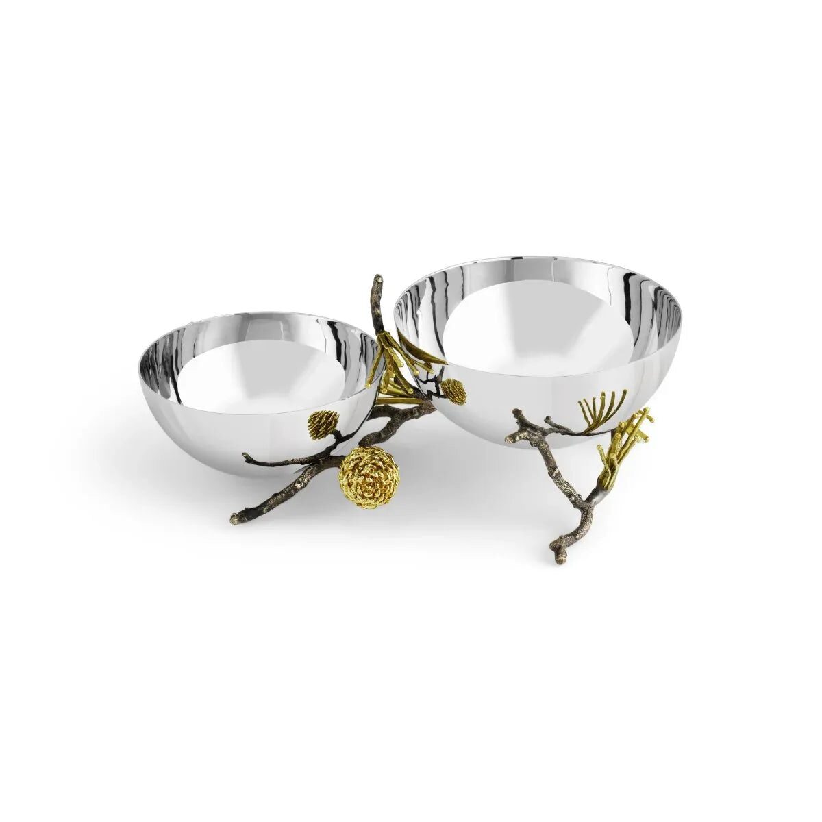 Michael Aram Pine Cone Double Bowl, alternate view