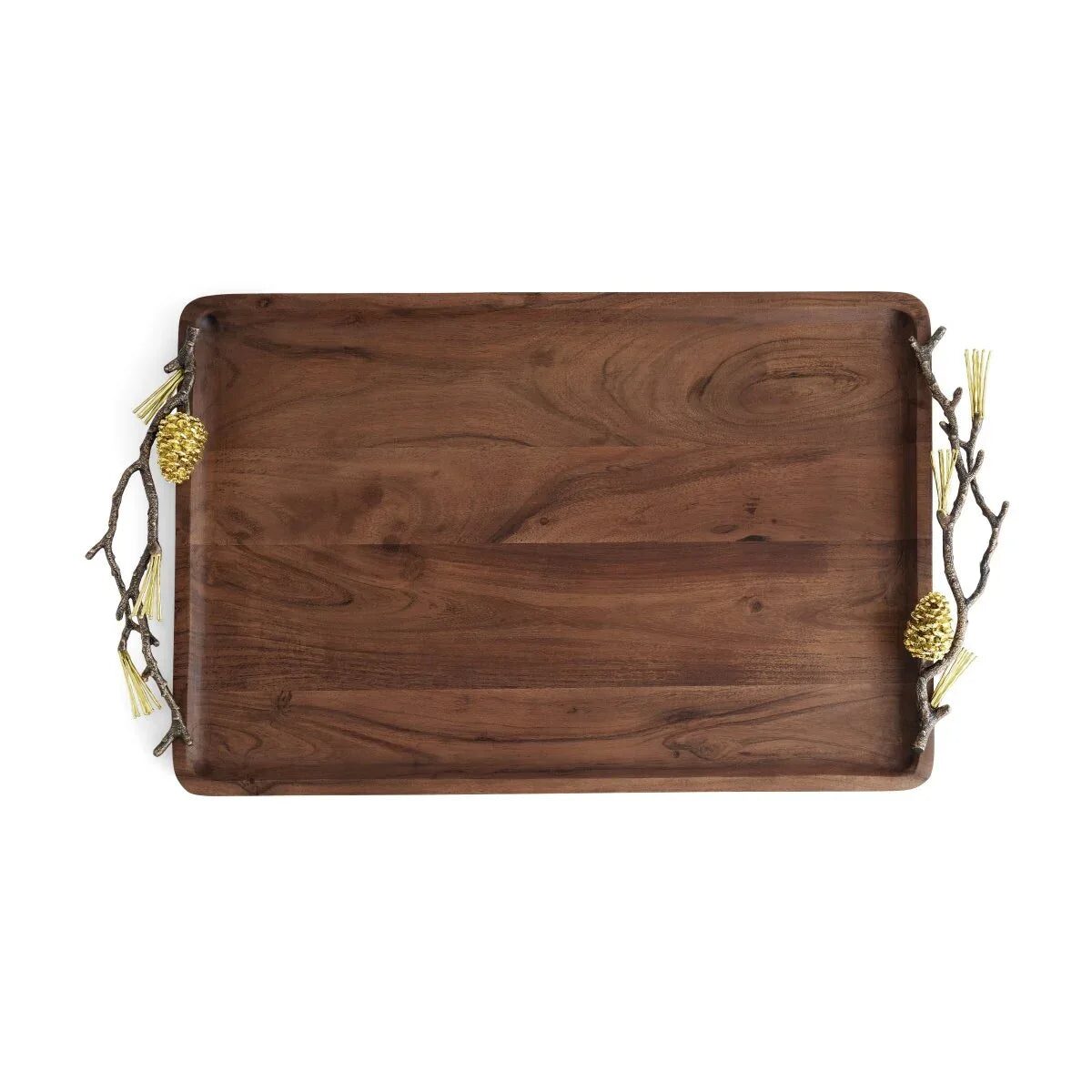 Michael Aram Pine Cone Medium Wood Tray, alternate view