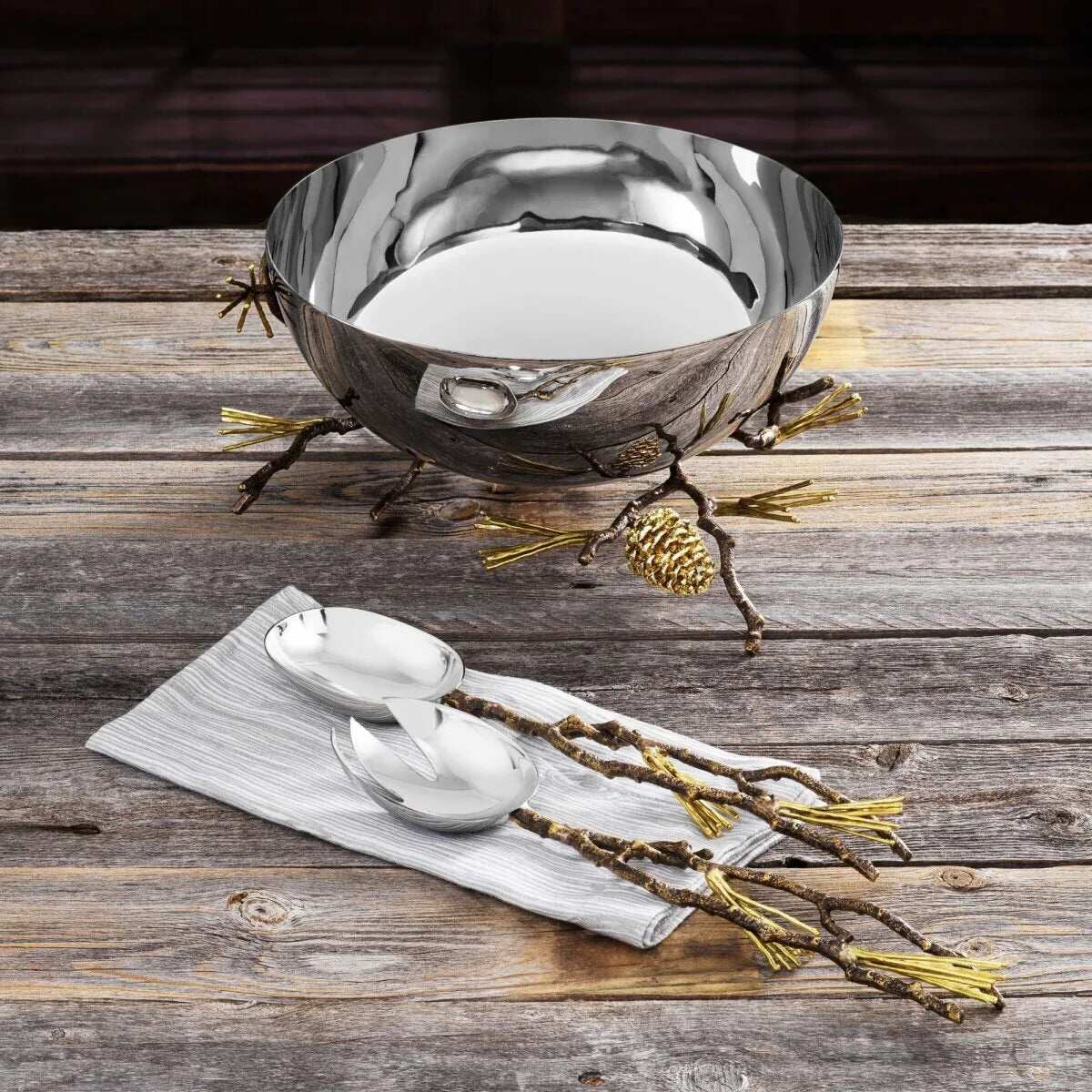 Michael Aram Pine Cone Serving Set, alternate view