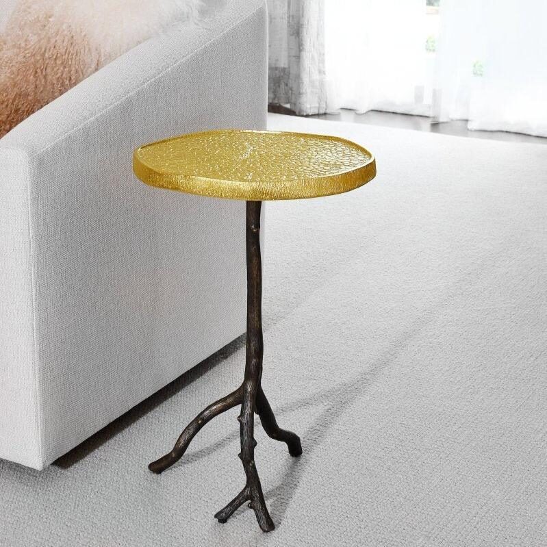 Michael Aram Pomegranate Accent Table, lifestyle view