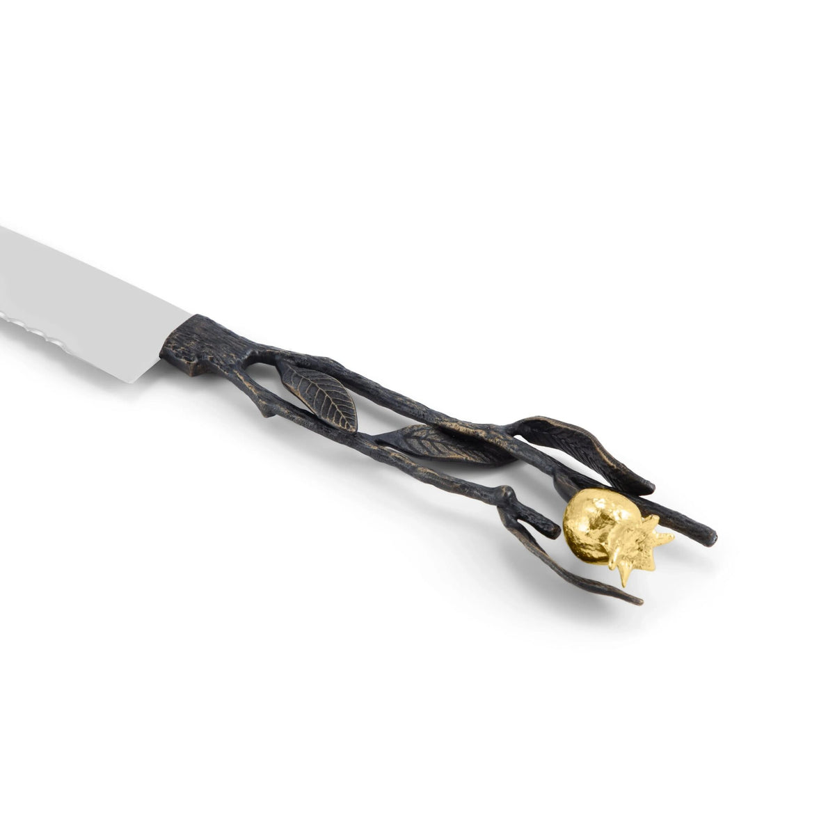 Michael Aram Pomegranate Bread Knife - Gold Cheese Plate, alternate view