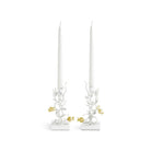 Michael Aram Pomegranate Silver & Gold Candleholders S/2, alternate view