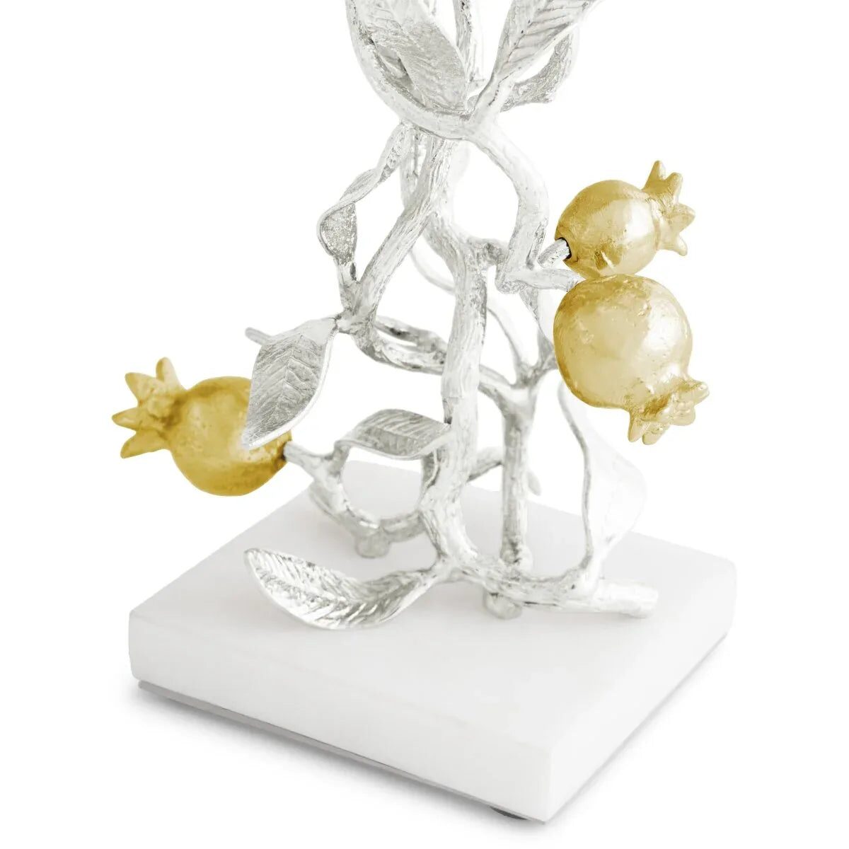 Michael Aram Pomegranate Silver & Gold Candleholders S/2, alternate view