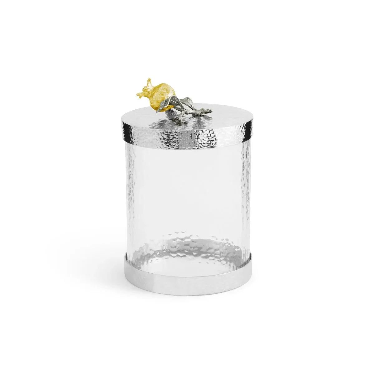 Michael Aram Pomegranate Silver & Gold Canisters Decorative Jar, alternate view