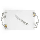 Michael Aram Pomegranate Silver & Gold Cheese Board & Spreader Cheese Plate, alternate view