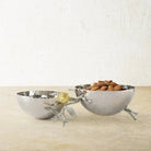 Michael Aram Pomegranate Silver & Gold Double Bowl, alternate view