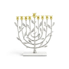 Michael Aram Pomegranate Silver & Gold Menorah Candelabra