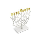Michael Aram Pomegranate Silver & Gold Menorah Candelabra, alternate view