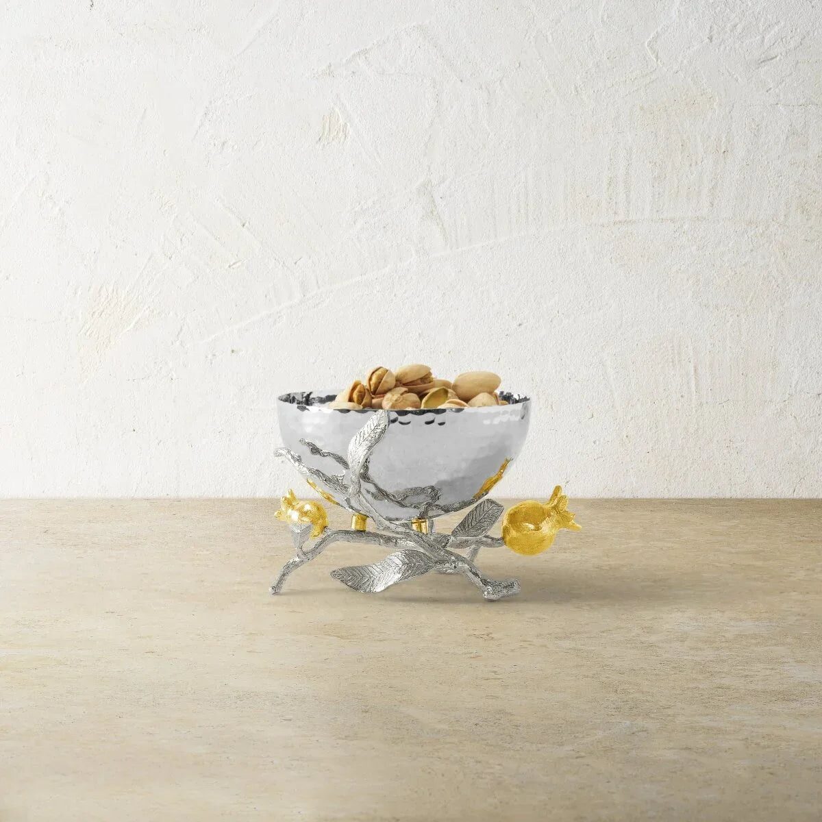Michael Aram Pomegranate Silver & Gold Nut Bowl, alternate view