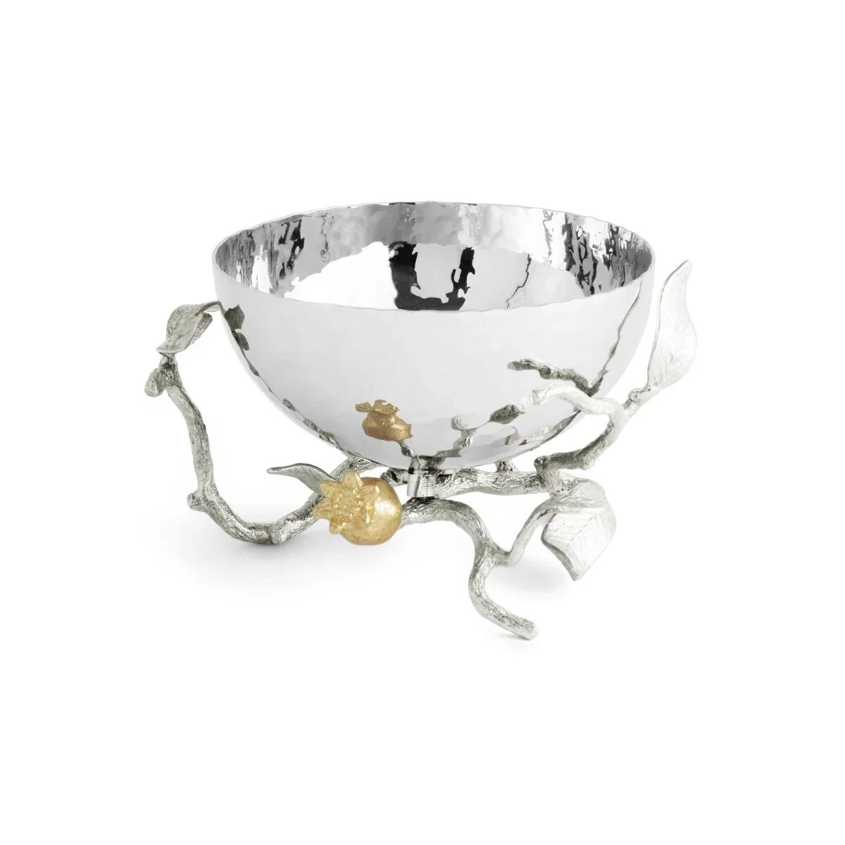 Michael Aram Pomegranate Silver & Gold Nut Bowl, alternate view