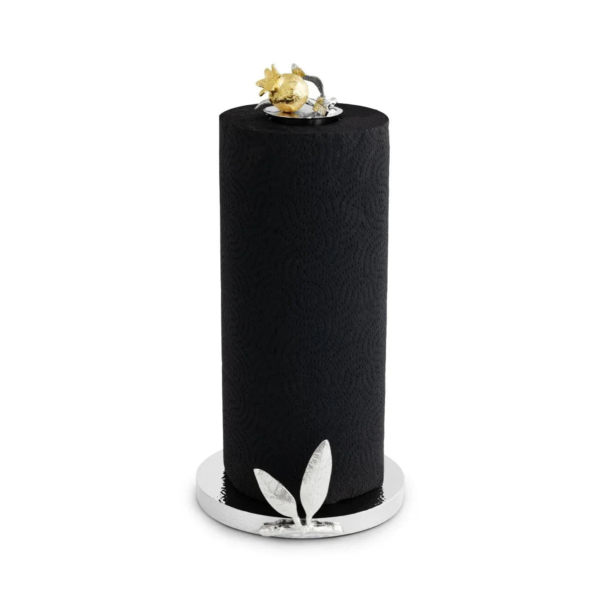 Michael Aram Pomegranate Silver & Gold Paper Towel Holder Commercial Paper Napkin Dispenser