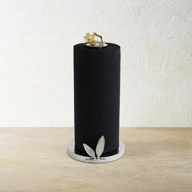 Michael Aram Pomegranate Silver & Gold Paper Towel Holder, alternate view