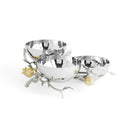 Michael Aram Pomegranate Silver & Gold Triple Bowl