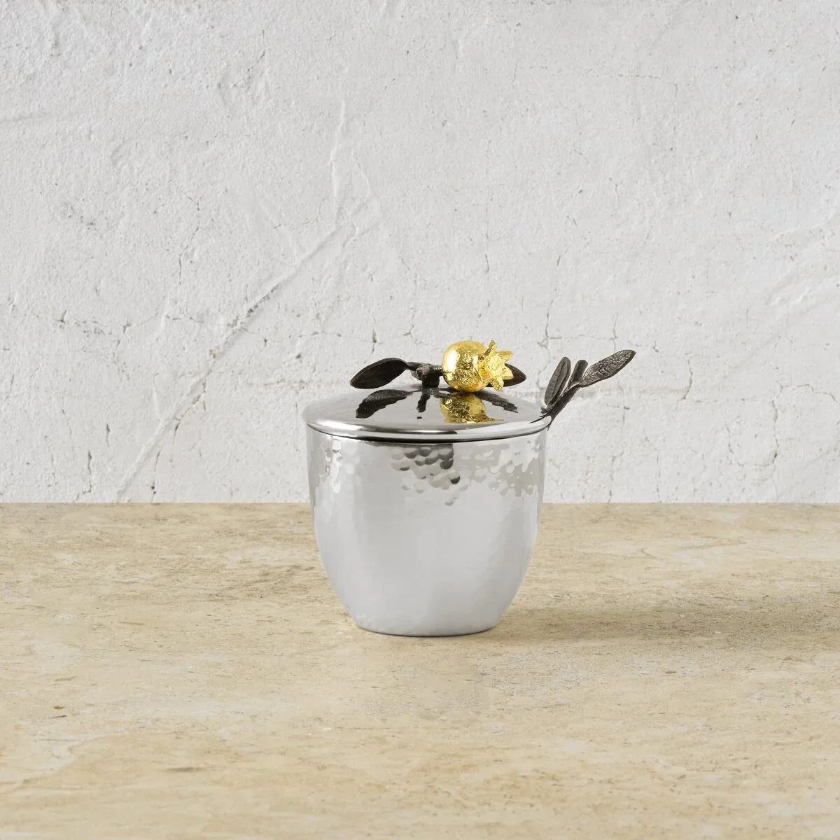 Michael Aram Pomegranate Sugar Pot with Spoon, alternate view