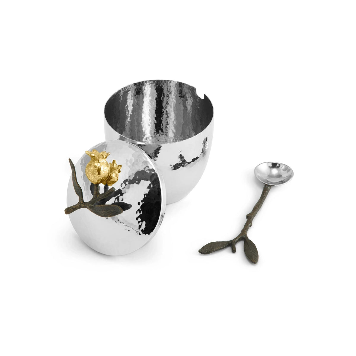 Michael Aram Pomegranate Sugar Pot with Spoon, alternate view
