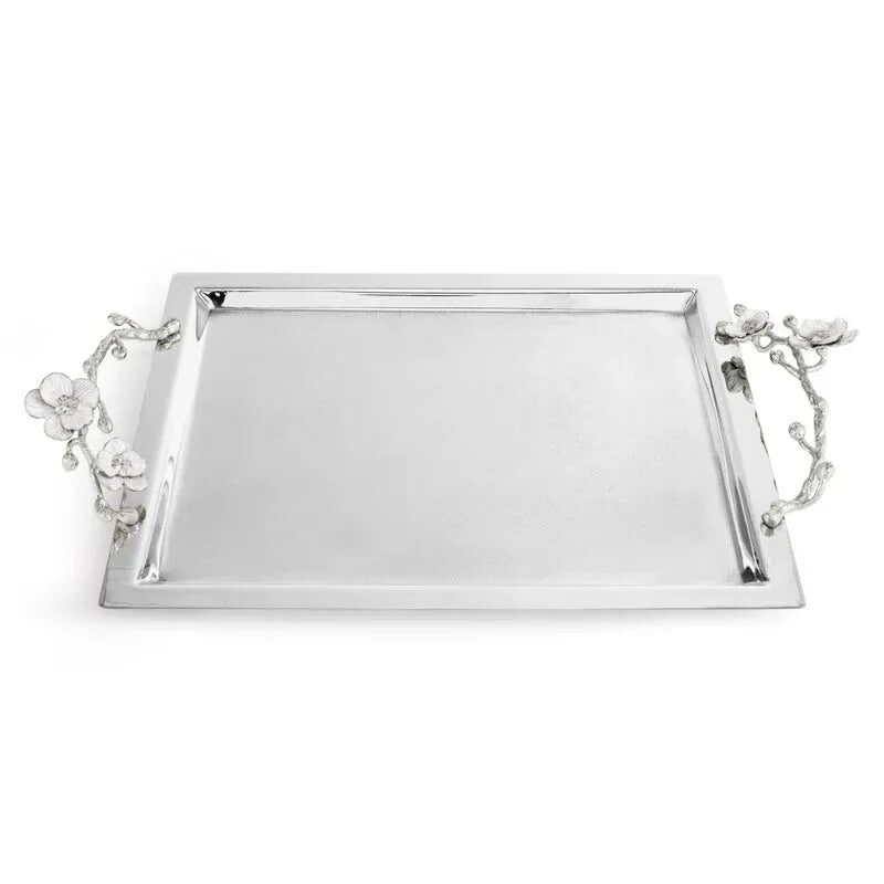 Michael Aram Silver Orchid Large Tray, alternate view