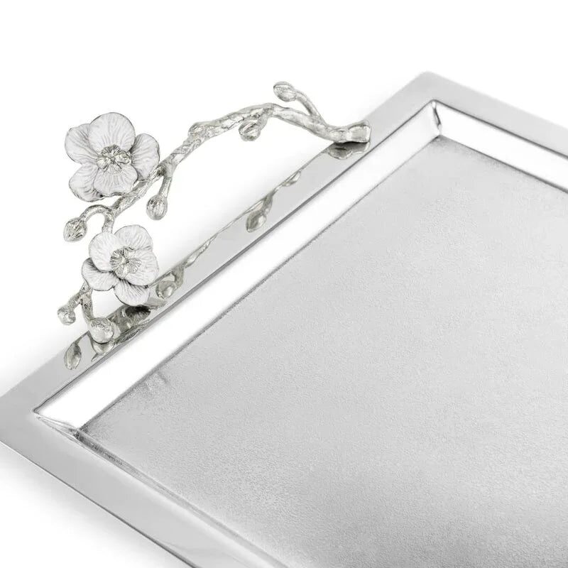 Michael Aram Silver Orchid Large Tray, alternate view
