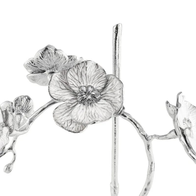 Michael Aram Silver Orchid Stem Sculpture Small, alternate view