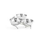 Michael Aram Silver Orchid Triple Bowl