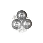 Michael Aram Silver Orchid Triple Bowl, view 4