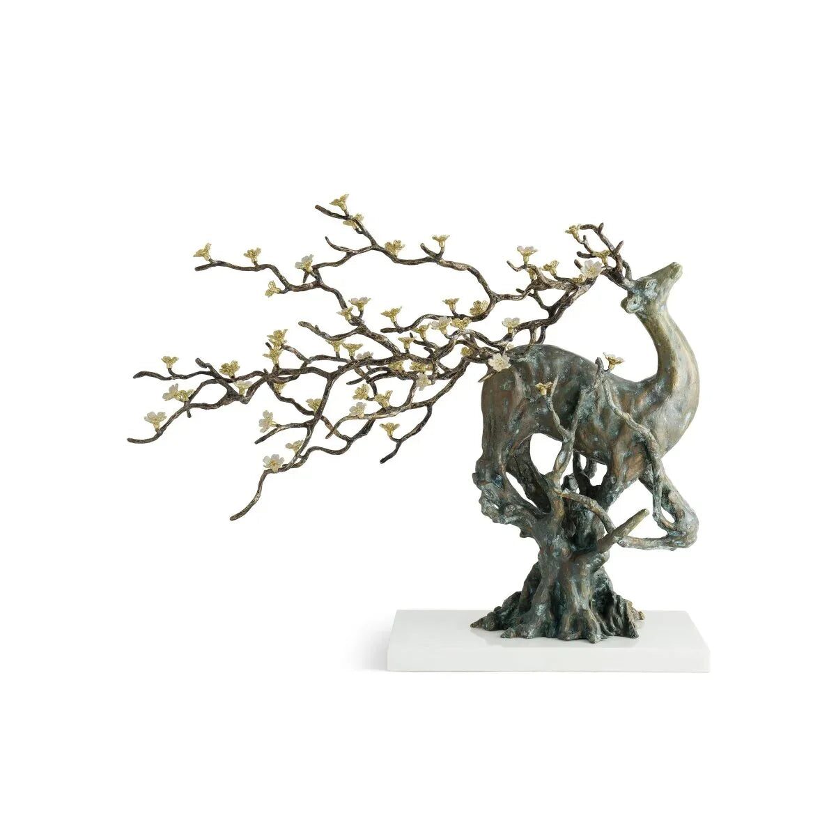 Michael Aram Stag Sculpture - Limited Edition, lifestyle view