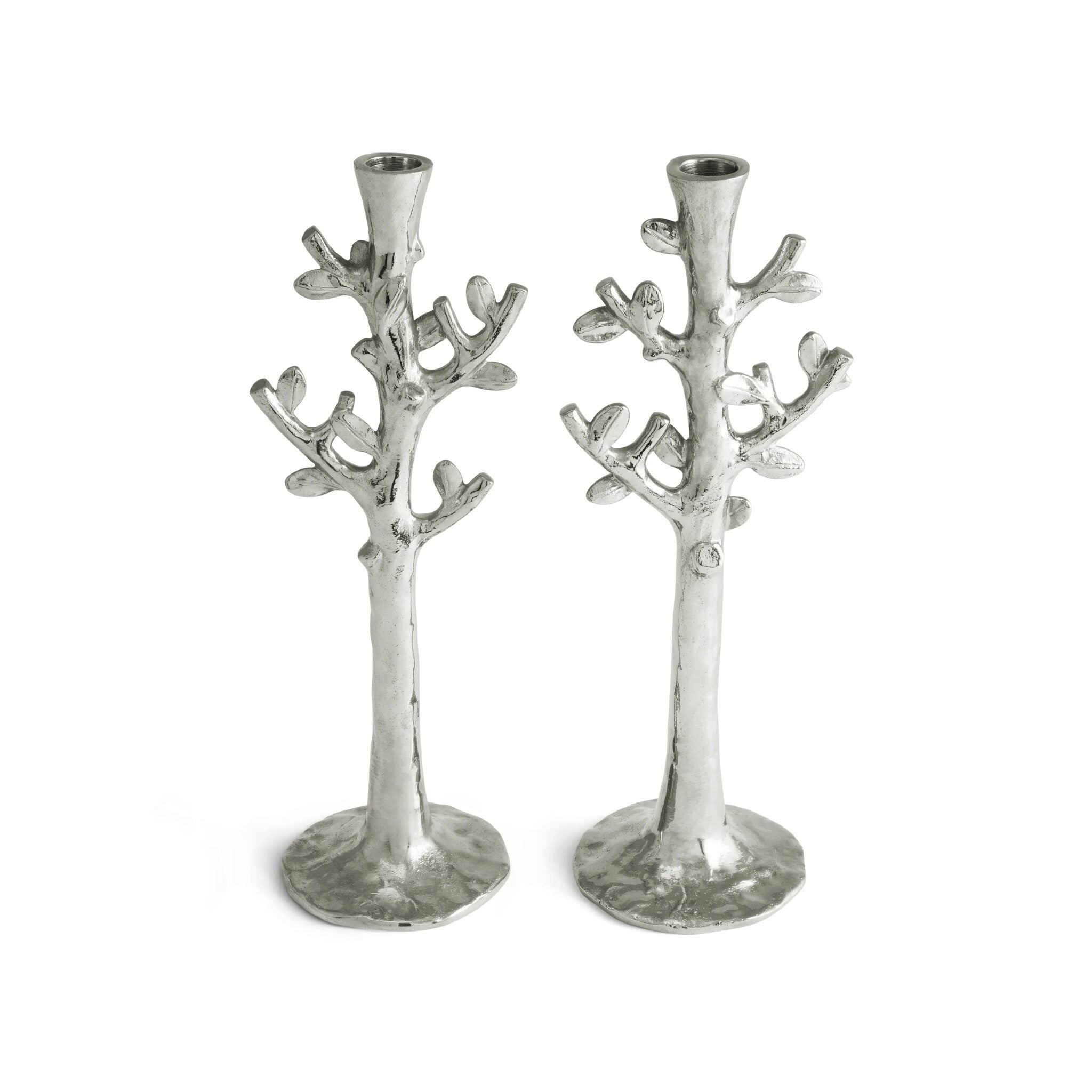 Michael Aram Tree of Life Candleholders — Silver