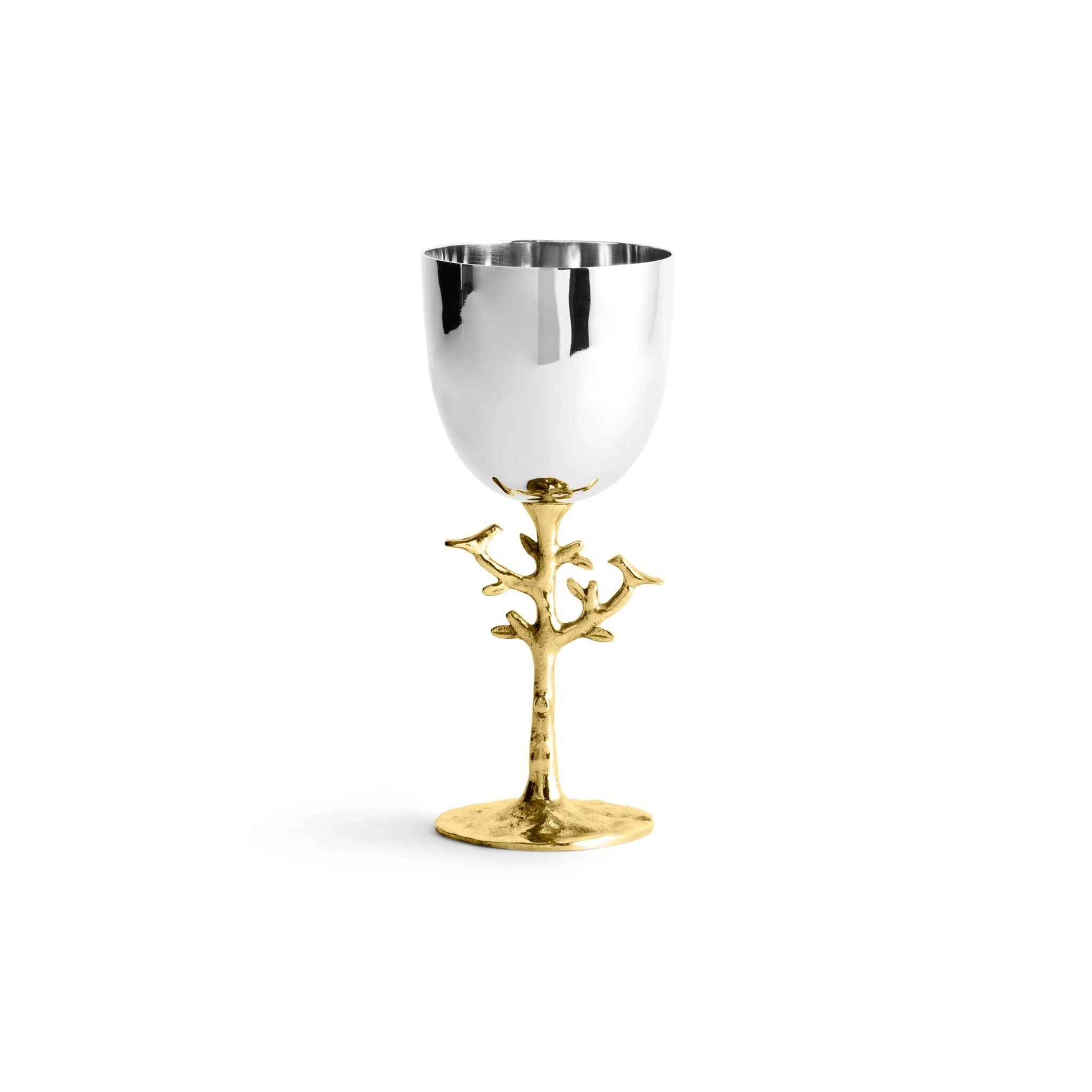 Michael Aram Tree of Life Gold Kiddush Cup Goblet